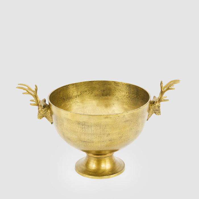 Deer Bowl Large Gold