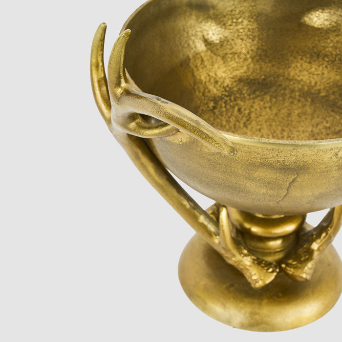 Antler Footed Bowl Large Gold