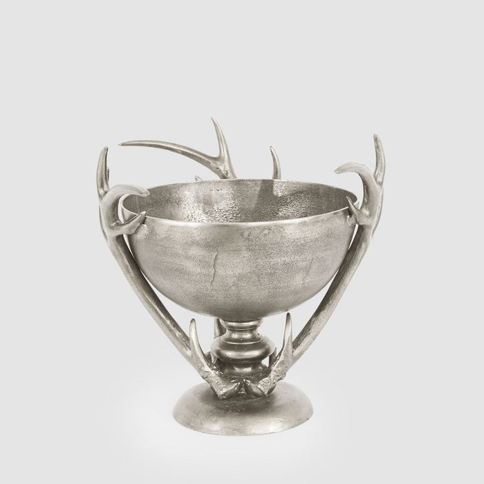 Antler Footed Bowl Large Pewter