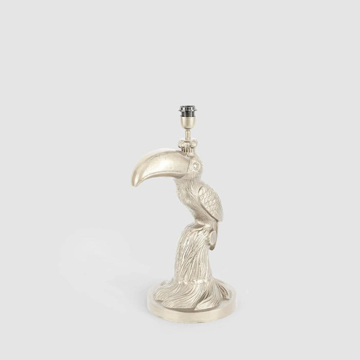 Toucan Table Lamp Base Only Pewter