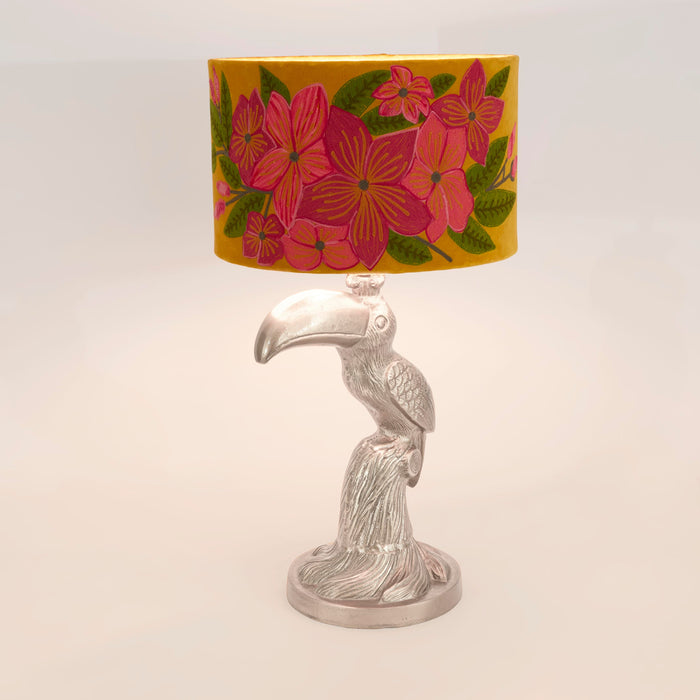 Toucan Table Lamp Base Only Pewter