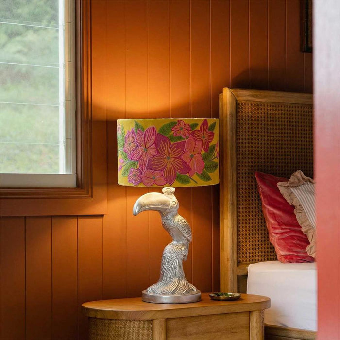 Toucan Table Lamp Base Only Pewter