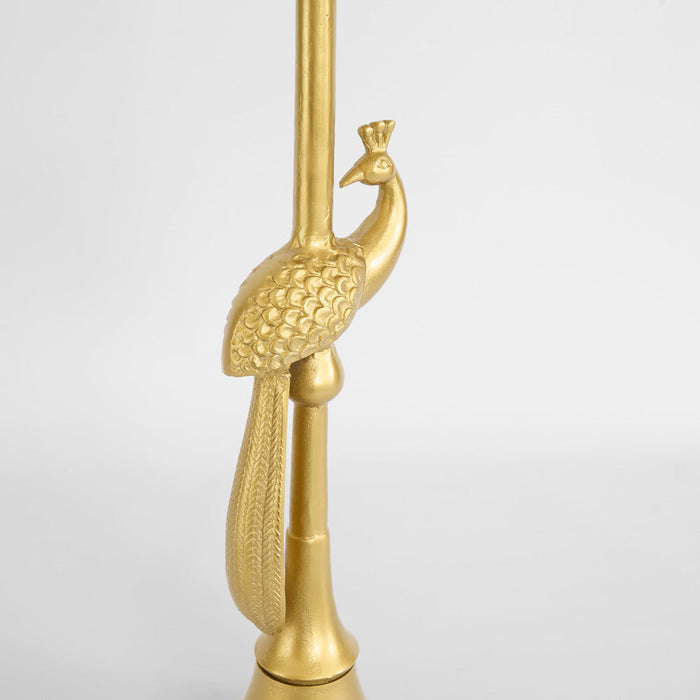 Peacock Table Lamp Base only Bronze