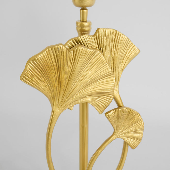 Lotus Leaf Table Lamp Base only Brass