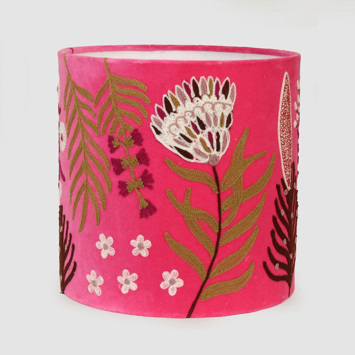 Native Meadow 30cm Drum Shade Fuchsia