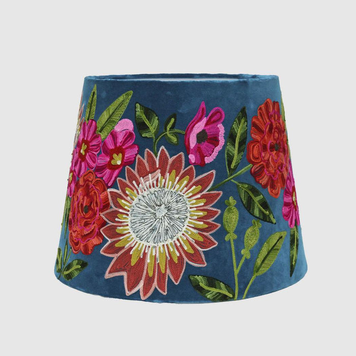 Tropical Garden Drum Shade 30x30m Teal