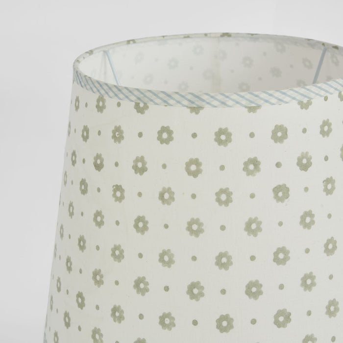 Cottage Bloom Block Print Shade Grey