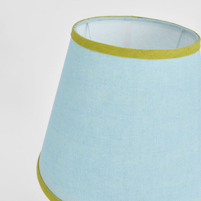 Audrey 100% Linen Tapered Shade Blue