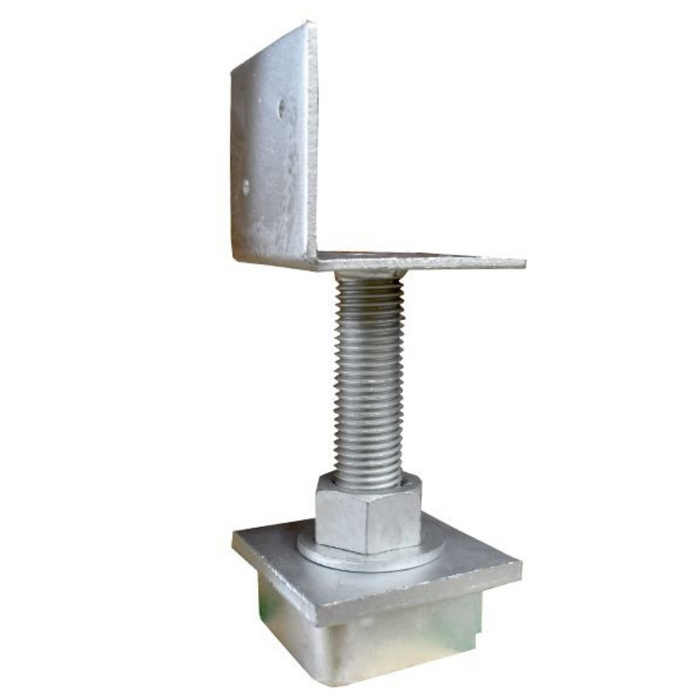 Adjustable L-Shaped Post/Pier Support for 90mm Diameter Posts