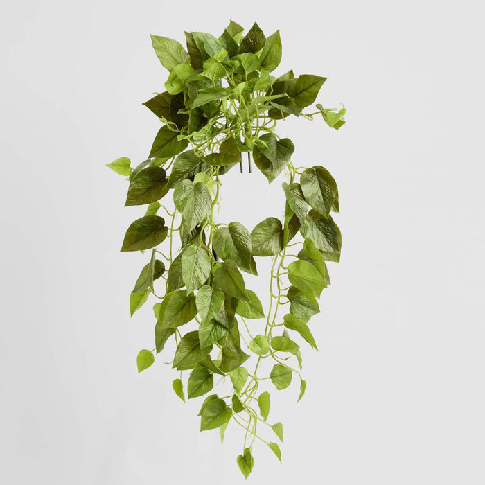 Potted Hanging Real Touch Scindapsus Bush 83cm