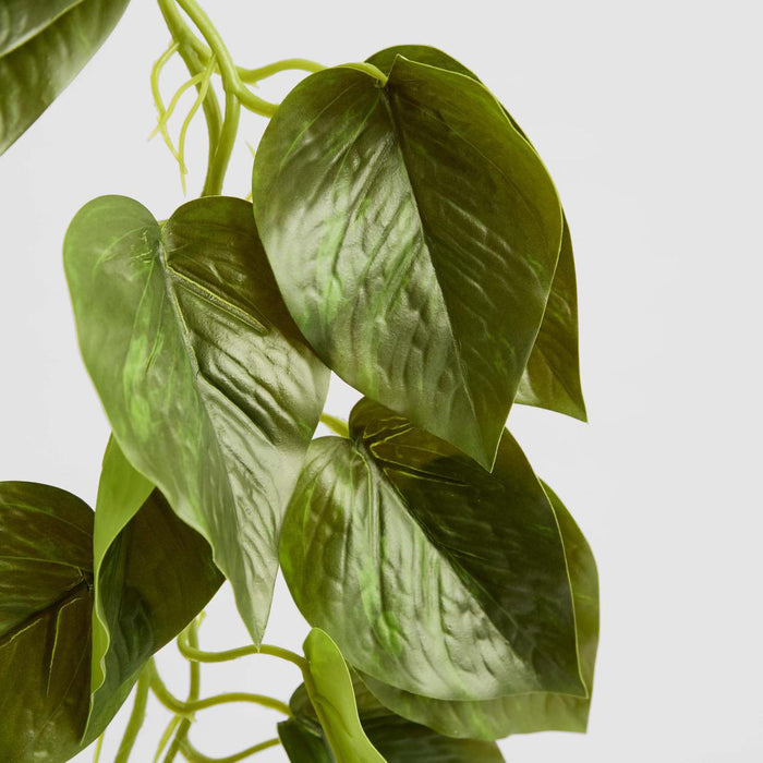 Potted Hanging Real Touch Scindapsus Bush 83cm