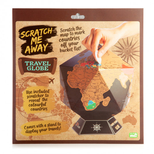 Scratch Me Away World Travel Globe
