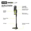 Ryobi Pacroban ONE+ 18V Cordless Stick Vacuum Cleaner Kit with 4.0 Ah Battery and Charger