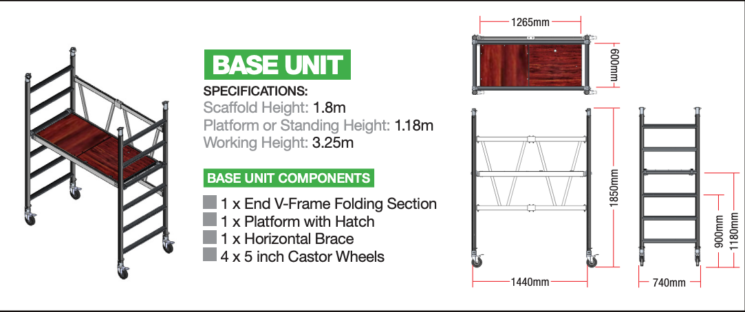 Trademark V-frame Scaffold
