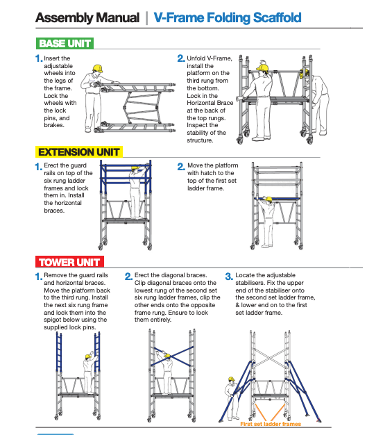Trademark V-frame Scaffold