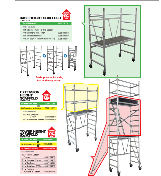 Trademark V-frame Scaffold