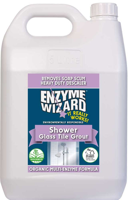 Enzyme Wizard Shower Glass, Tile & Grout Cleaner – 5 L