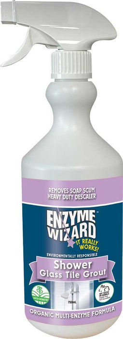 Enzyme Wizard Shower Glass, Tile & Grout Cleaner – 750 mL