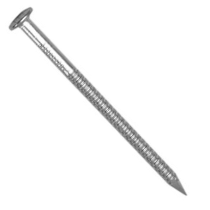 Trademark Nails Flat Head Ring Shank  Nail 316 Stainless 1kg