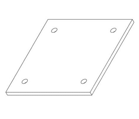 8mm Steel Plate with punctured holes 200*200*8mm