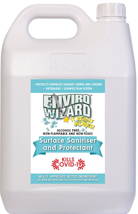 Enzyme Wizard Surface Sanitiser & Disinfectant – 5 L