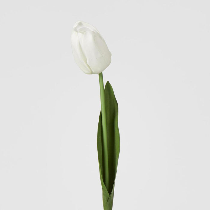 Liv Soft Touch Tulip White45cm 30 pcs