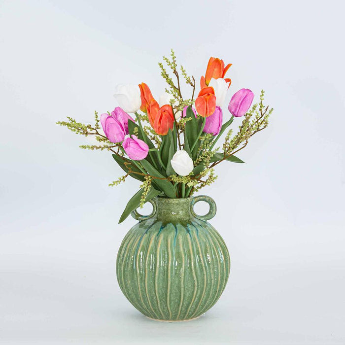 Liv Soft Touch Tulip White45cm 30 pcs