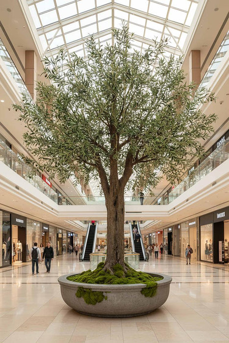 3m Giant Olive Tree w/19278 Lvs 324 Fruits UV Coated