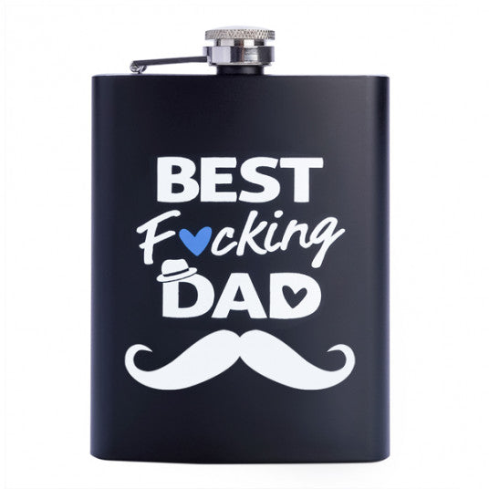 Best F*cking Dad Metal Flask