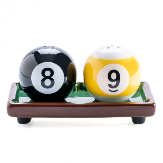 Flavour Mates 8 Ball Pool Salt & Pepper Set