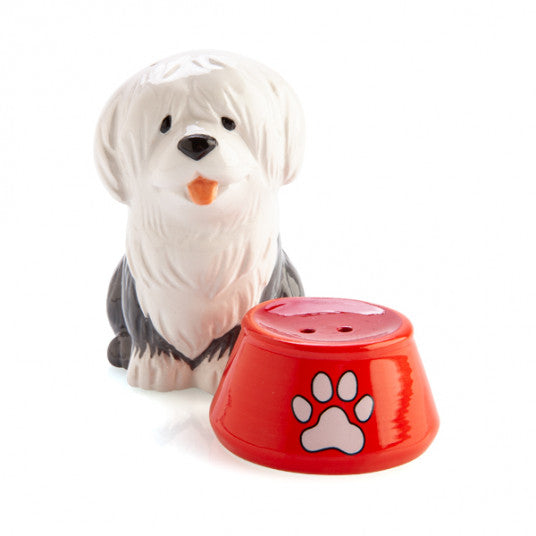 Flavour Mate Furever Pets Sheepdog & Bowl Salt & Pepper Set