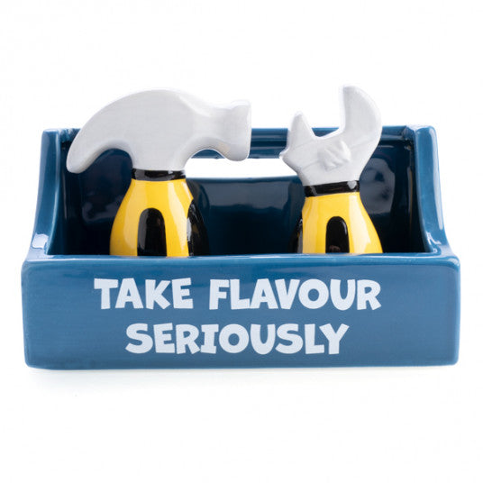 Flavour Mates Tradie Tools Salt & Pepper Set