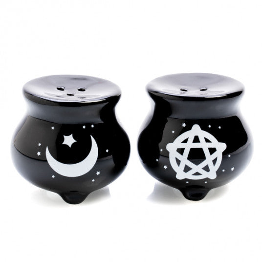 Flavour Mates Witches' Brew Cauldron Salt & Pepper Set