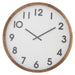 NSIMG-SHA256:3a178cd307aed408bf473f4402ba9c60de95da8ef1aab4057e9988d91d5abb38 · Isalbi Amalfi Leonard Wall Clock Brown & White