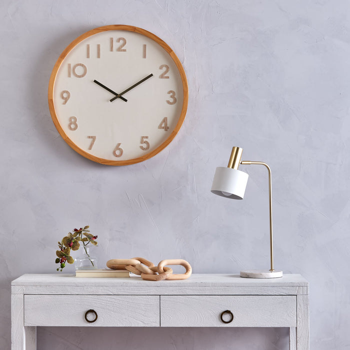 NSIMG-SHA256:64be4c356fb22140ecb39b3d00d73baf61bfb8d2412045426f8de0f9af753882 · Isalbi Amalfi Leonard Wall Clock Natural & White 61x6x61cm