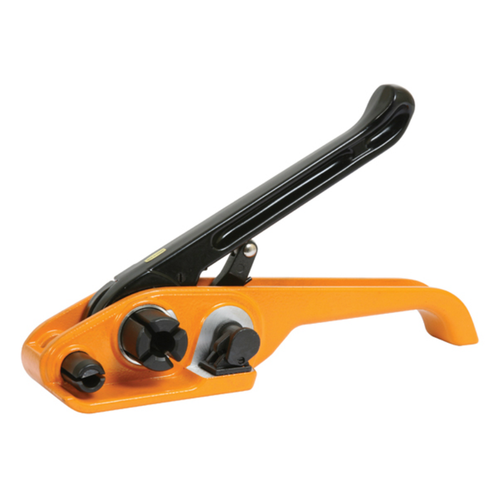 Dy-Mark Strapping 19mm x 1000m Heavy Duty Black with Compatibles of Strap Buckles, Metal Seals, Strapping Blue Hand, Buckles Plastic, Crimper and Heavy Duty Tensioner