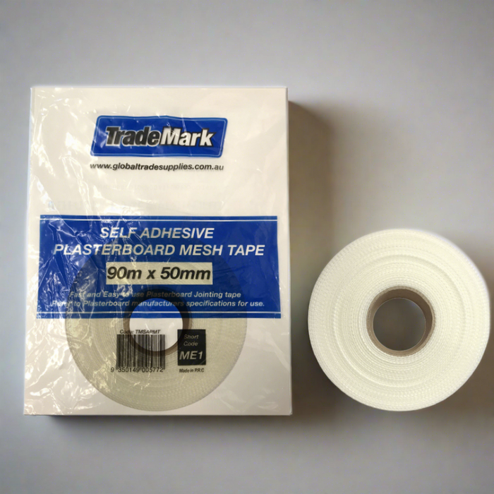 Trademark 90m x 50mm roll self adhesive plasterboard mesh tape