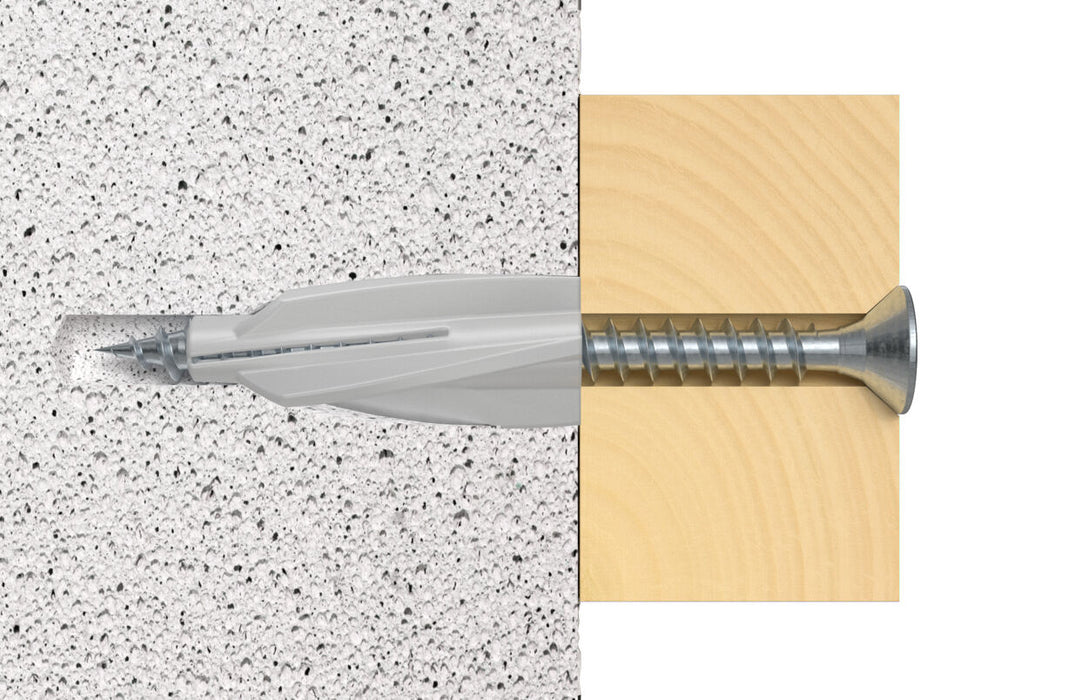 Fischer GB 10 Hebel Aircrete Anchors – High-Performance Fixings for Aerated Concrete Blocks