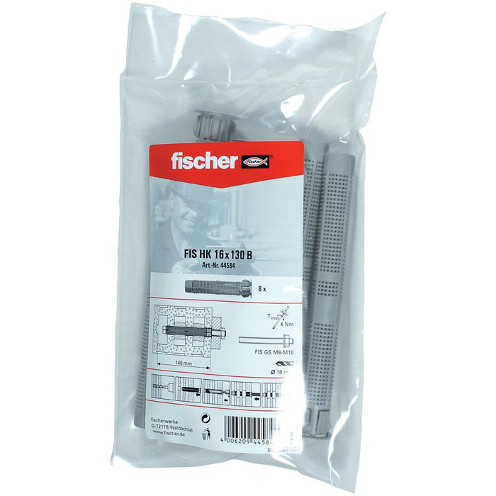 Fischer Chemical Injection Anchor Sleeve Nylon Fischer H 20x130 K