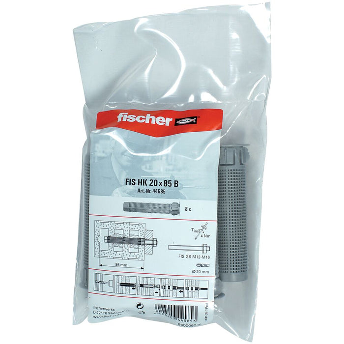 Fischer Chemical Injection Anchor Sleeve Nylon Fischer H 20x85 K