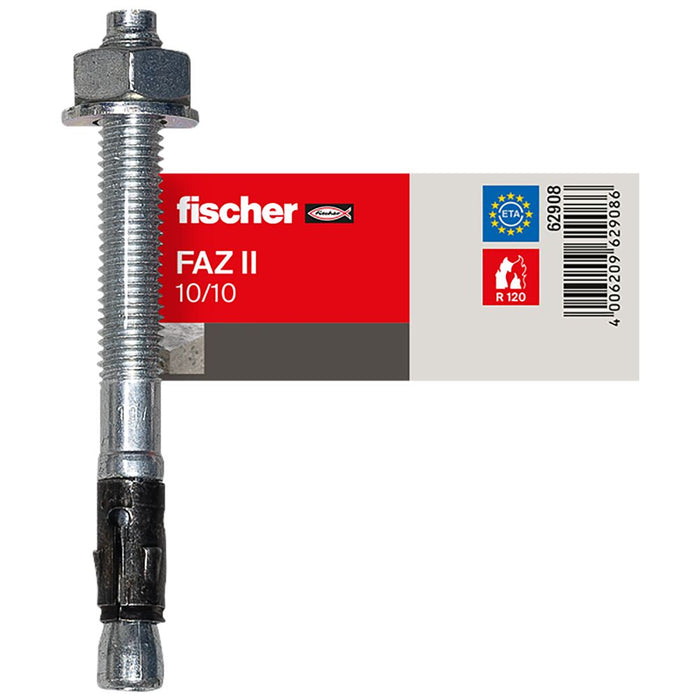 Fischer Bolt Anchor FAZ II Series - High-Performance Anchors for Concrete  Stainless Steel