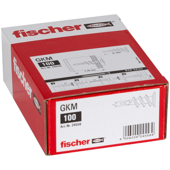 Fischer Plasterboard Fixing Metal GKM 100pcs