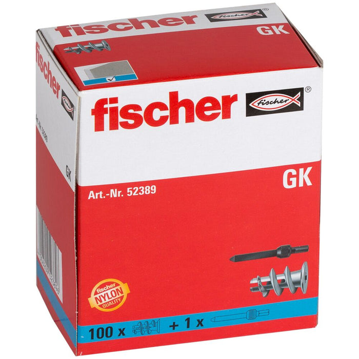 Fischer Plasterboard Fixing Nylon GK 100 pcs