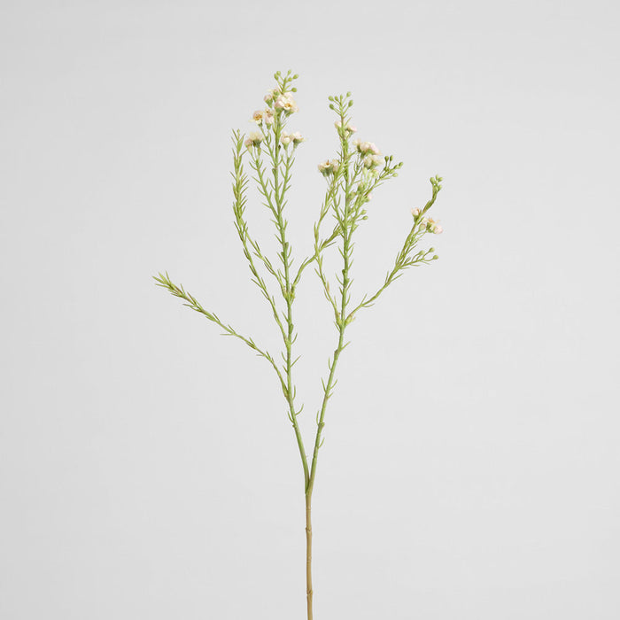 Wax Flower Spray 84cm White 6 pcs
