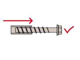 Fischer CONCRETE SCREW ULTRACUT FBS II CHECKING GAUGE FUP 12