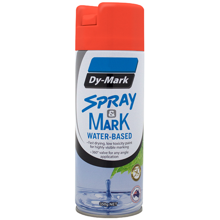 Dy-Mark Aerosol Markers  Spray & Mark® Water Based 350g (Carton of 12)