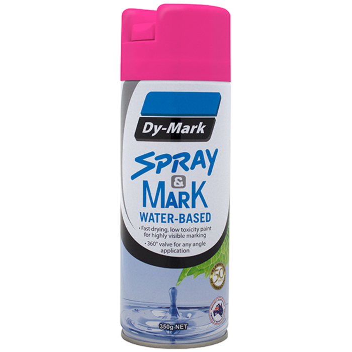 Dy-Mark Aerosol Markers  Spray & Mark® Water Based 350g (Carton of 12)