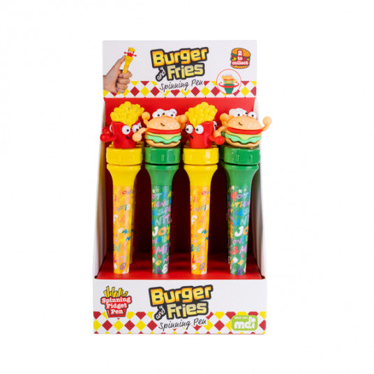 Spinning Burger Fries Pen