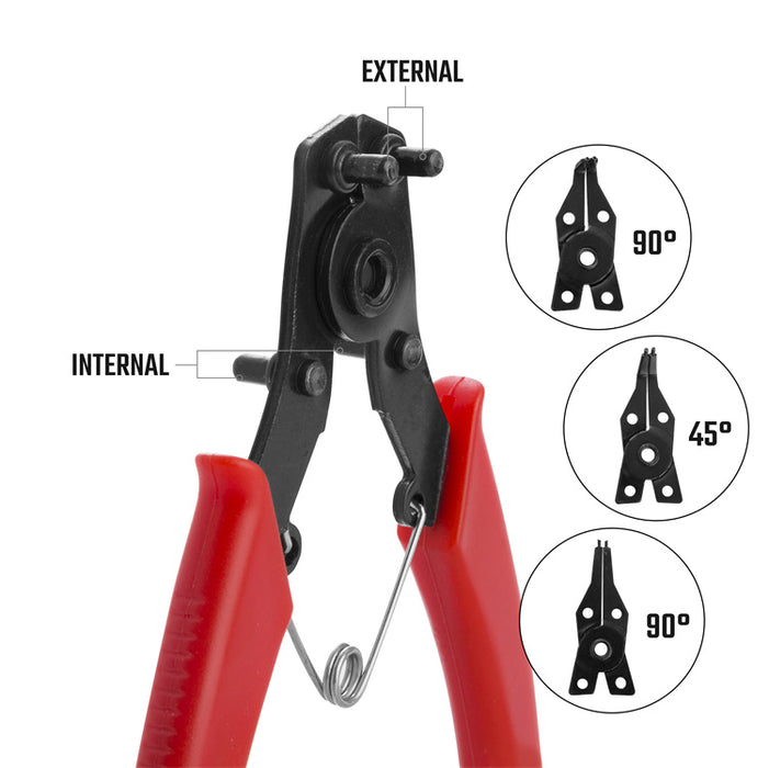 Workpro 4-In-1 Circlip Pliers Set Wp201004