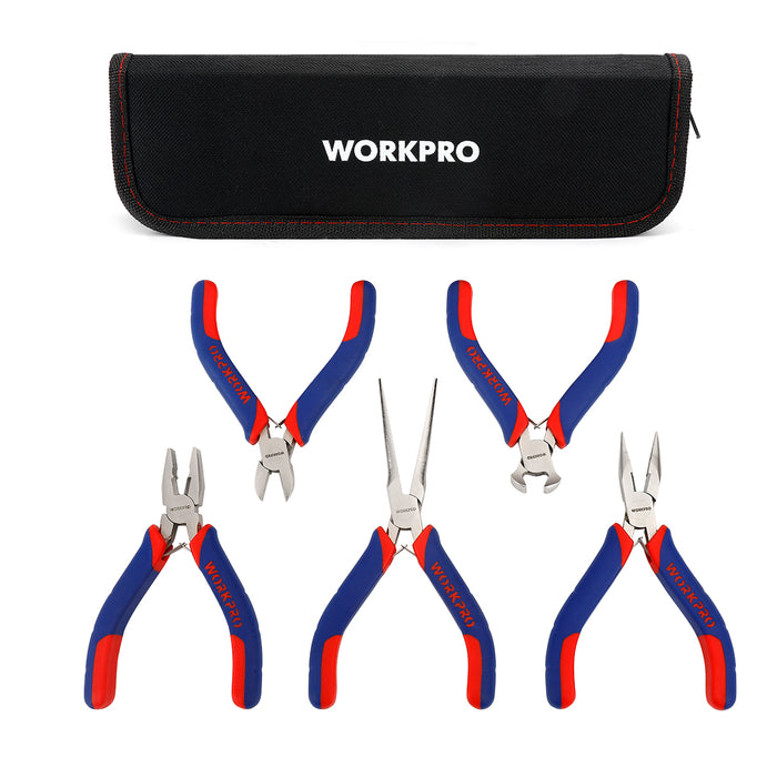 Workpro 5Pc Mini Pliers Set WP201015